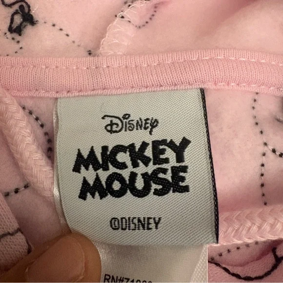Disney Pink Mickey Mouse Zip-Up Hoodie - Picture 8 of 10